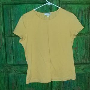 St. John Sport - T Shirt - Size Large - Yellow